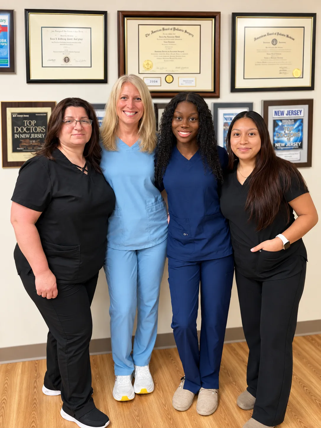our team at podiatry office in livengston, nj